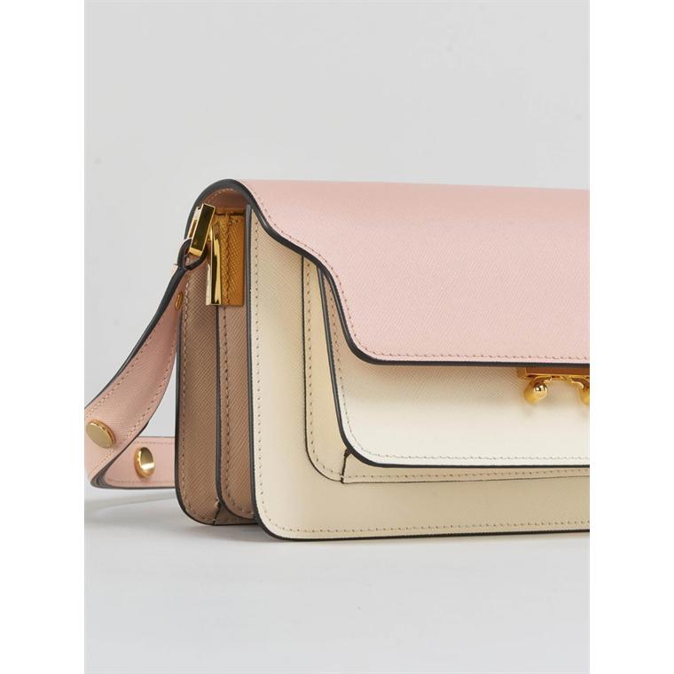  MARNI Trunk Bag EW, Camella/Talc/Natural